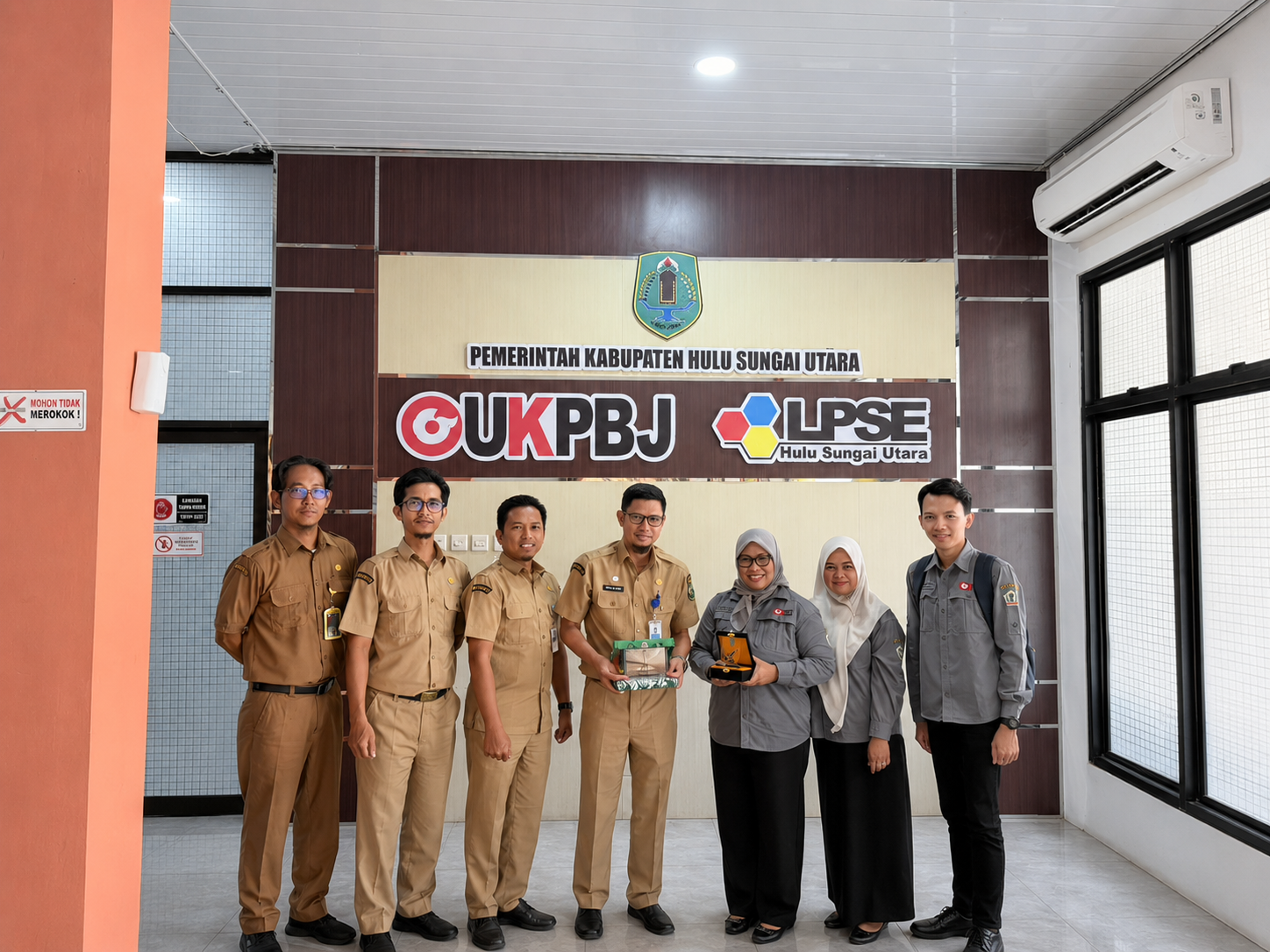 KUNJUNGAN UKPBJ KABUPATEN BARITO KUALA